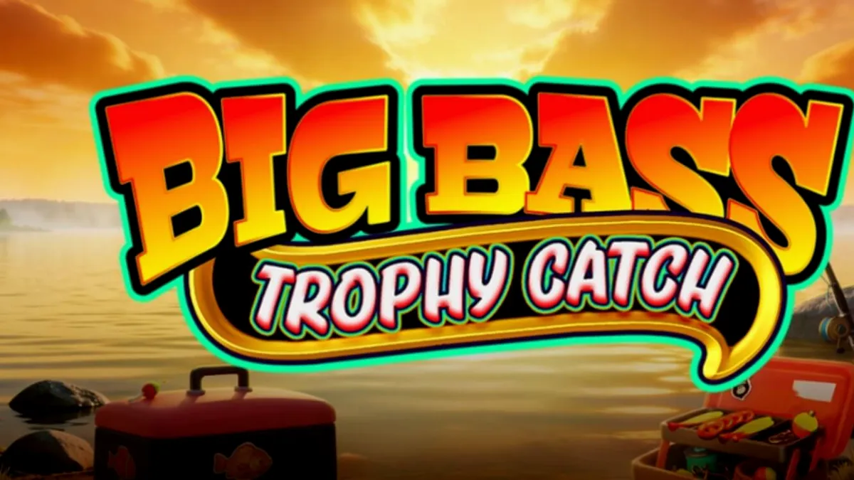 Tampilan visual slot Big Bass Trophy Catch dengan tema memancing yang ikonik